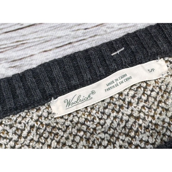 Woolrich Sweater Womens Small Sheep Graphic Wool Blend Unique Animal‎ Farm Top - Picture 2 of 6